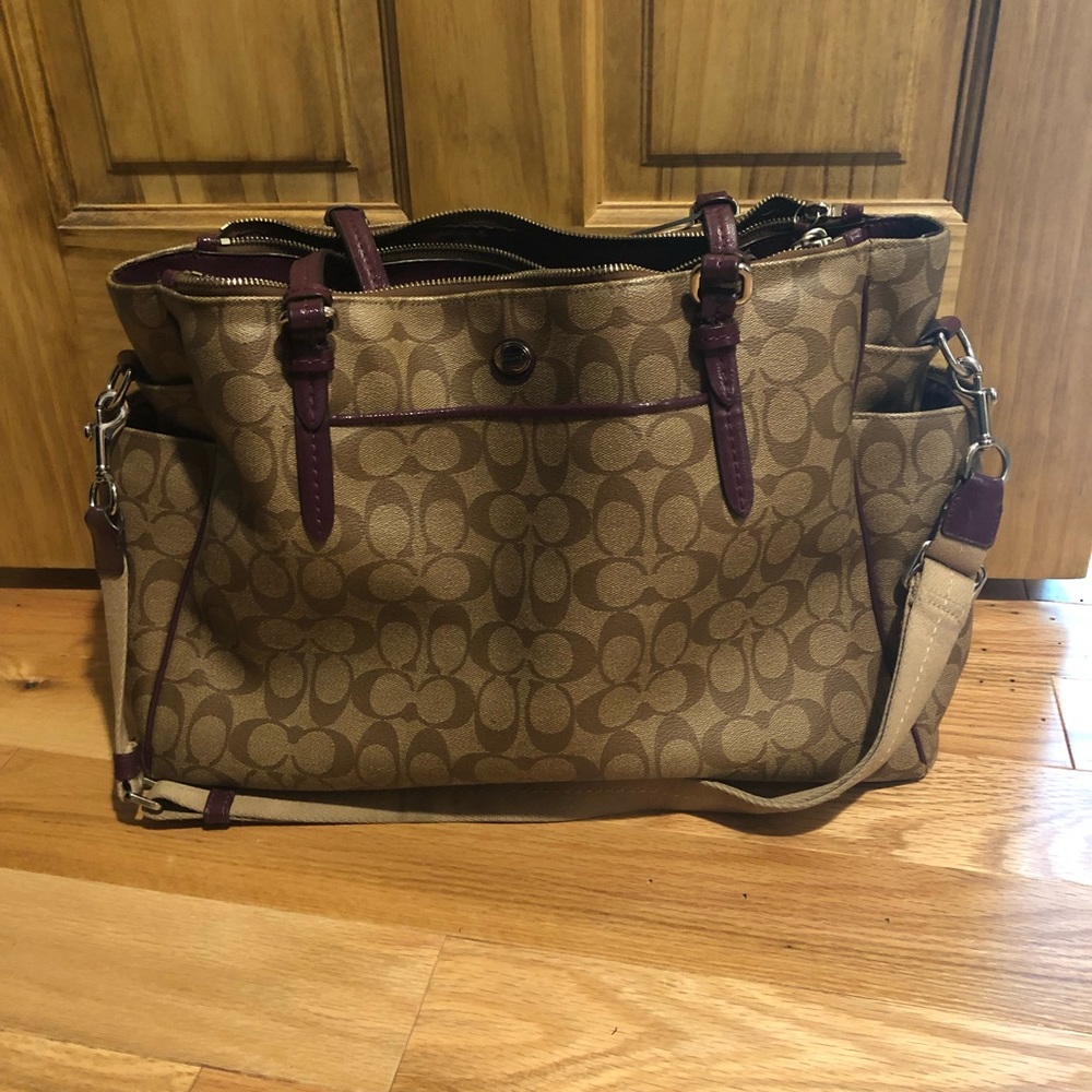 Coach diaper bag